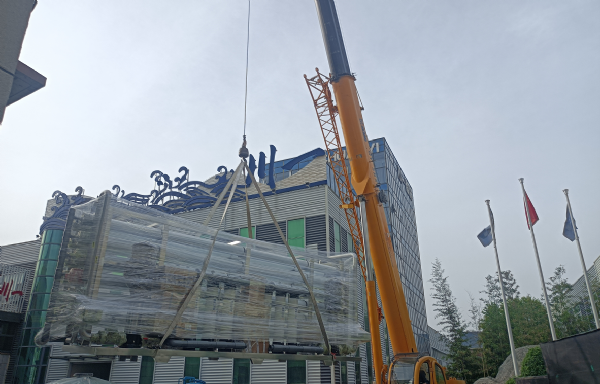 【川一股份】60T/H單級反滲透設(shè)備裝車發(fā)往甘肅張掖市